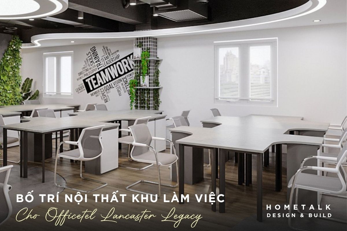 Hướng dẫn cách bố trí khu vực làm việc, tiếp khách cho căn hộ Officetel Lancaster Legacy huong dan cach bo tri khu vuc lam viec tiep khach cho can ho officetel lancaster legacy