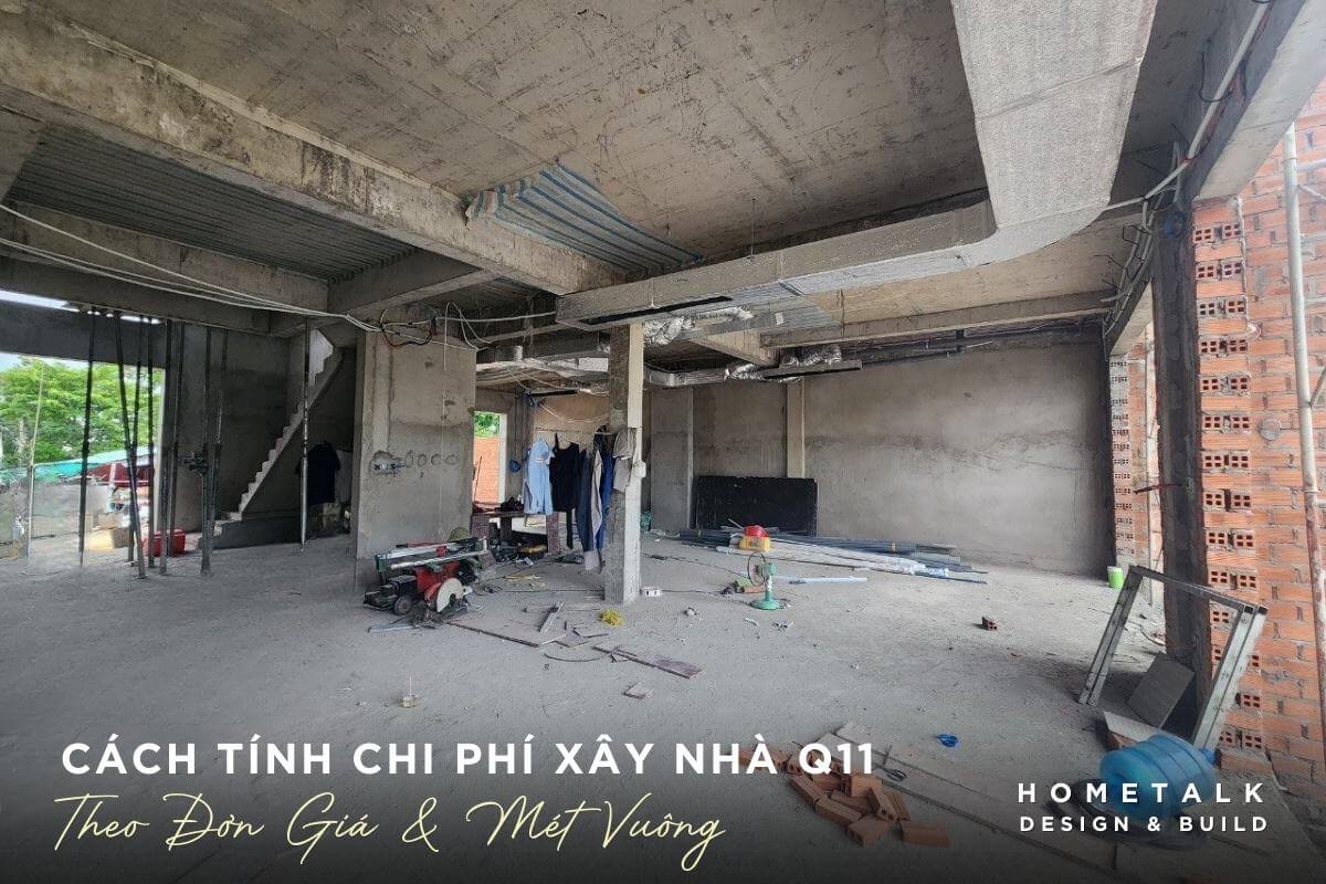 huong dan tinh chi phi theo don gia m2 cho cong trinh nha o quan 11