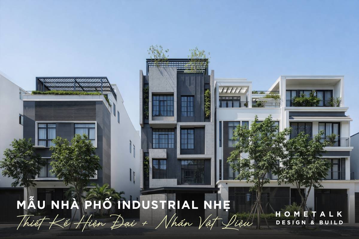 ket hop giua thiet ke hien dai va cac diem nhan vat lieu tho moc cho nha pho industrial nhe