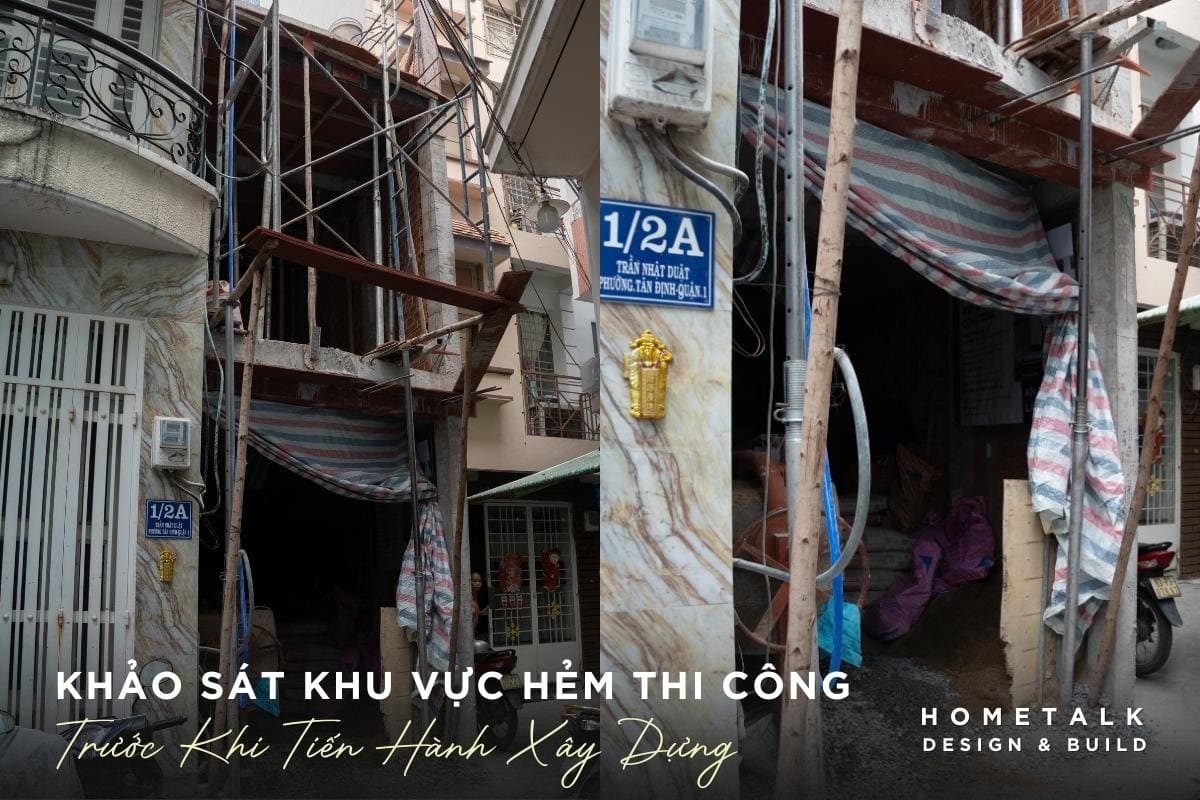 khao sat khu vuc hem thi cong truoc khi tien hanh xay dung nha quan 12