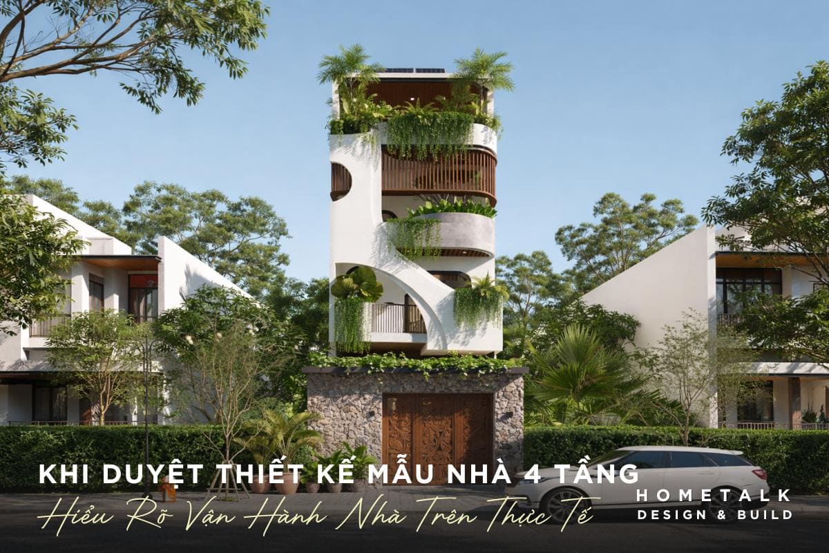 Mẫu nhà phố 4 tầng xu hướng hiện đại, không gian thoáng đãng và tiện nghi 37 khi duyet thiet ke, viec dat dung cau hoi giup hieu ro cach ngoi nha se van hanh trong thuc te