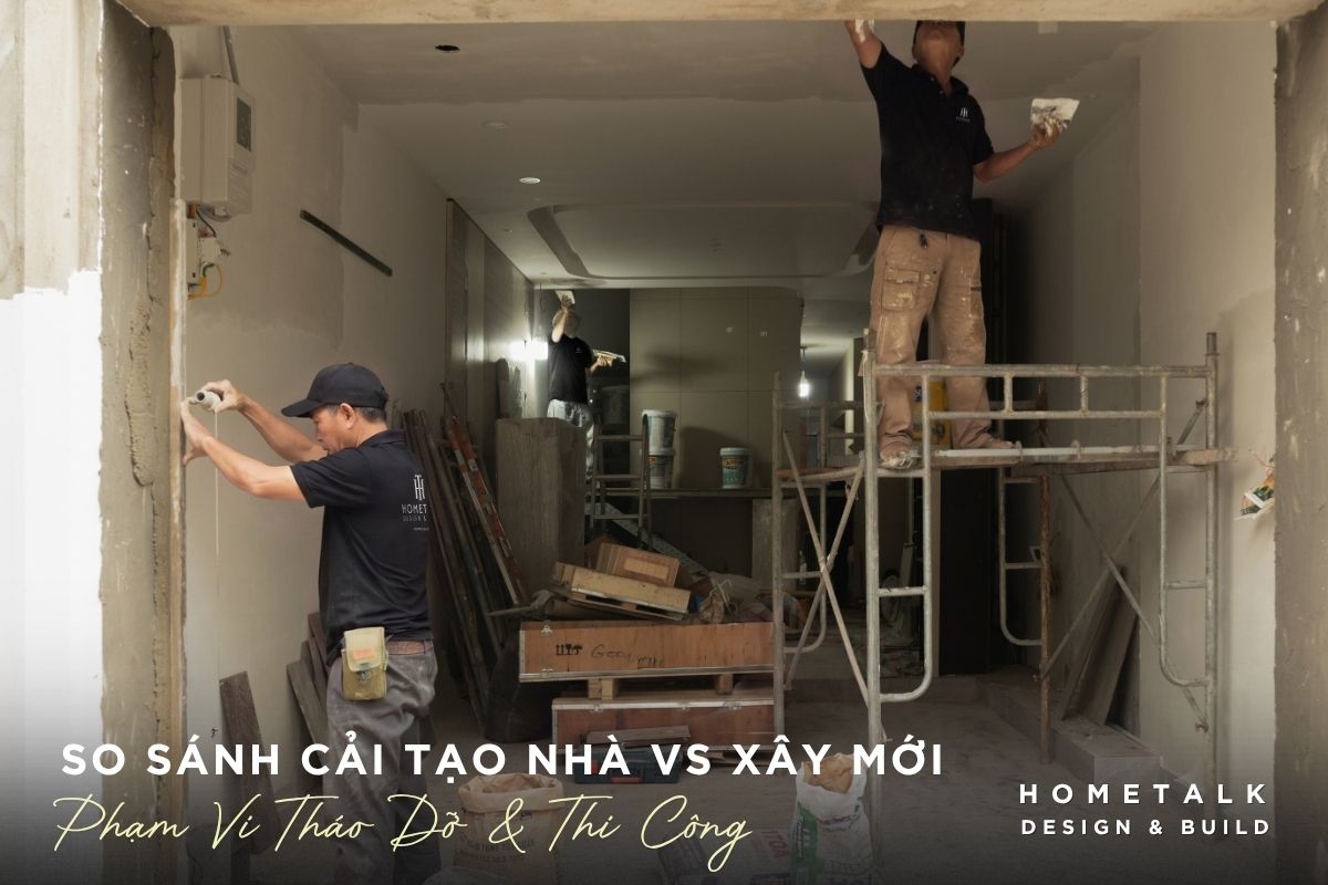 Khối lượng công việc tháo dỡ của cải tạo nhà sẽ ít hơn so với xây mới khoi luong cong viec thao do cua cai tao nha se it hon so voi xay moi