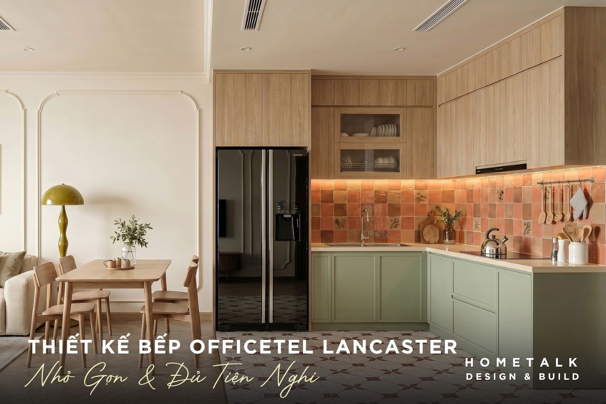Thiết kế không gian bếp của căn hộ Officetel Lancaster Legacy thiet ke khong gian bep cua can ho officetel lancaster legacy