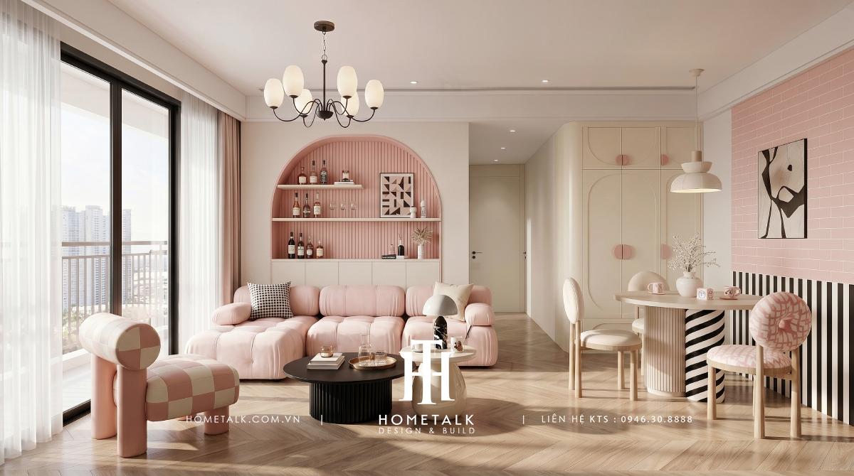 can ho ms huong modern retro the opus one 78m2 2pn