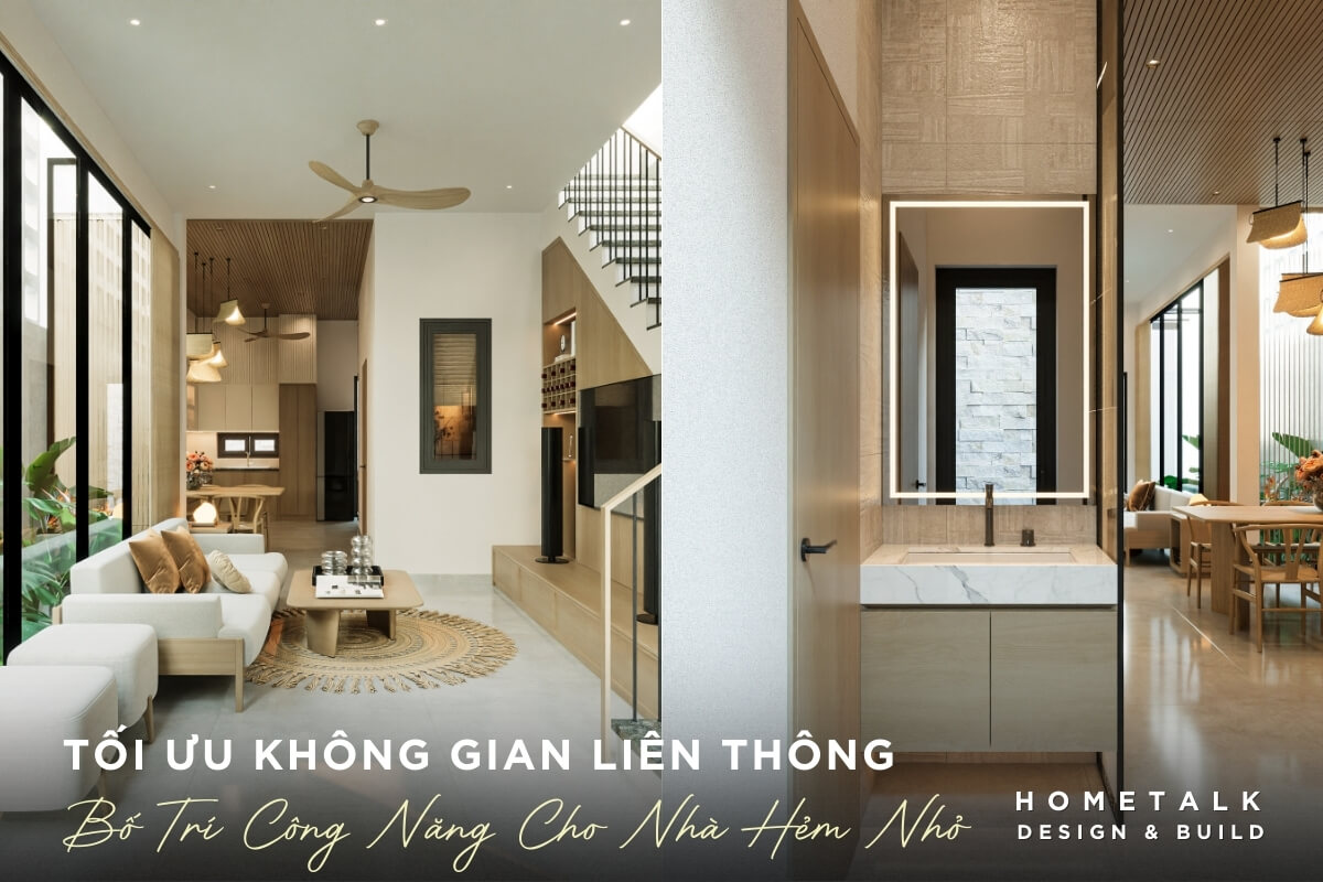 Mẫu nhà phố hẻm nhỏ 9 khong gian mo giup nha hem nho thoang va de sinh hoat