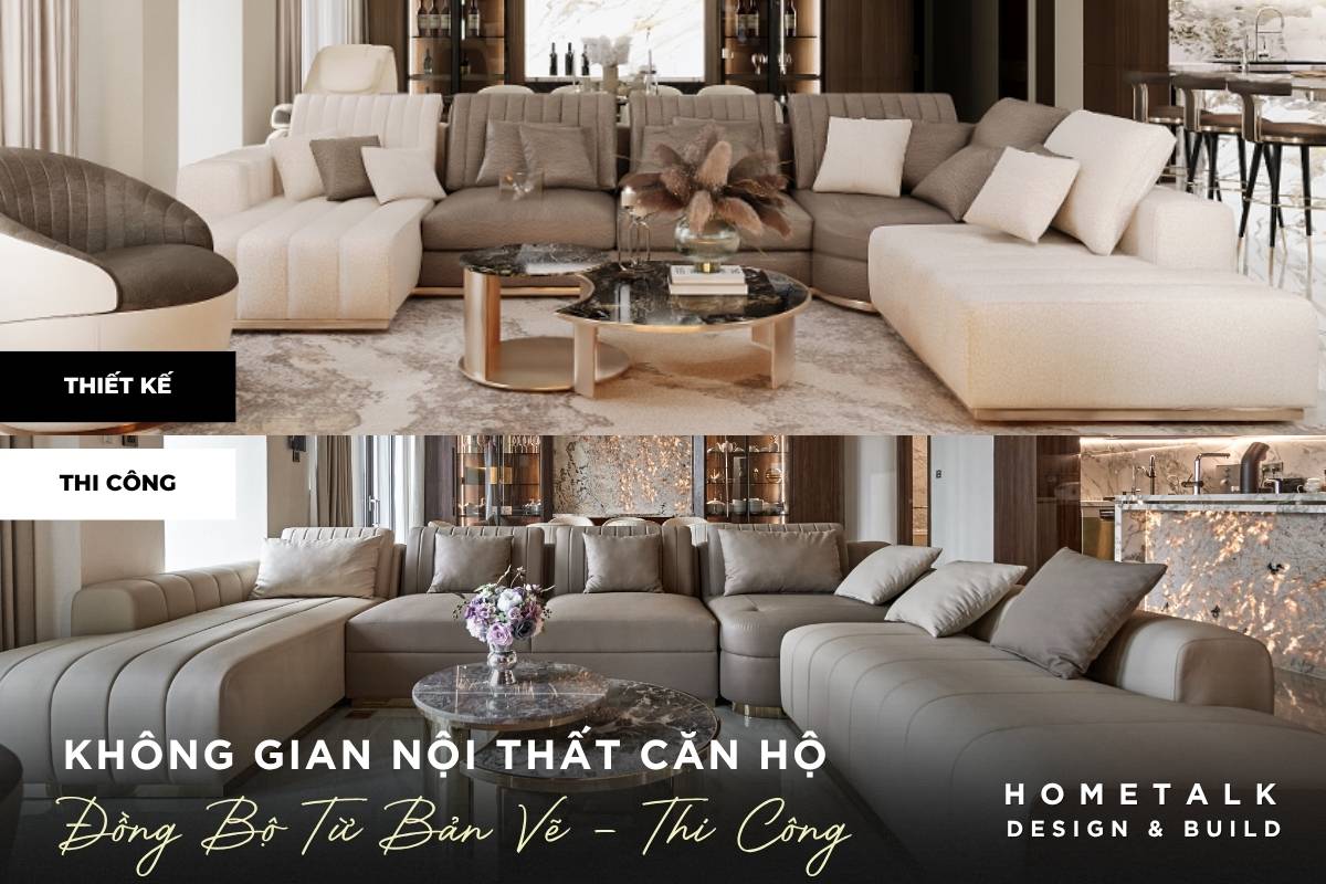 khong gian noi that can ho duoc trien khai dong bo tu ban ve den thi cong thuc te