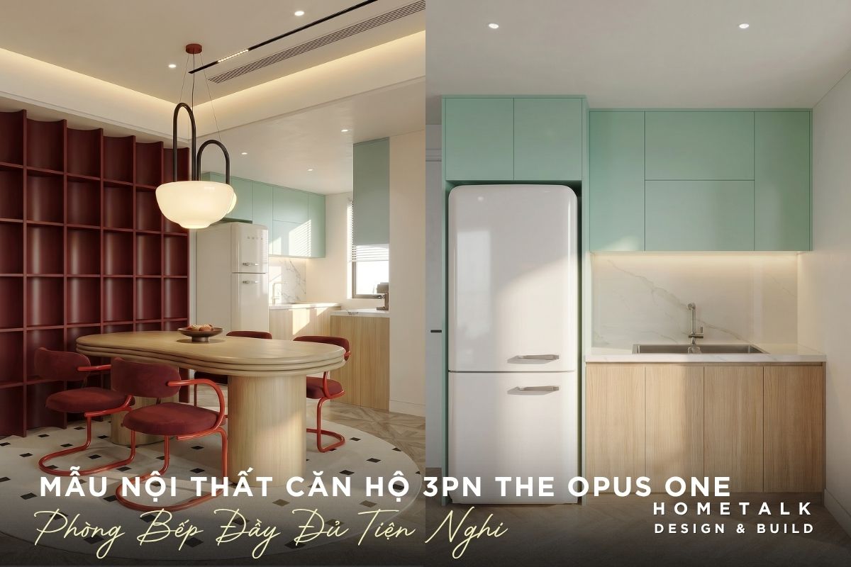 Không gian phòng bếp tươi sáng, đầy đủ tiện nghi cho căn hộ 3PN khong gian phong bep tuoi sang day du tien nghi cho can ho 3pn