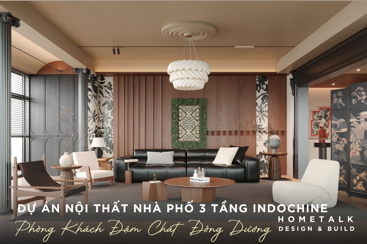 Không gian phòng khách đẳng cấp với nét duyên Đông Dương tại Phú Nhuận Khong gian phong khach dang cap voi net duyen Dong Duong tai Phu Nhuan