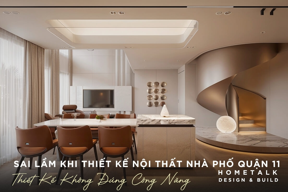 Khong gian phong khach mo rong rai, thoang dang nhung duoc phan chia khu vuc ro rang voi bep va ban an