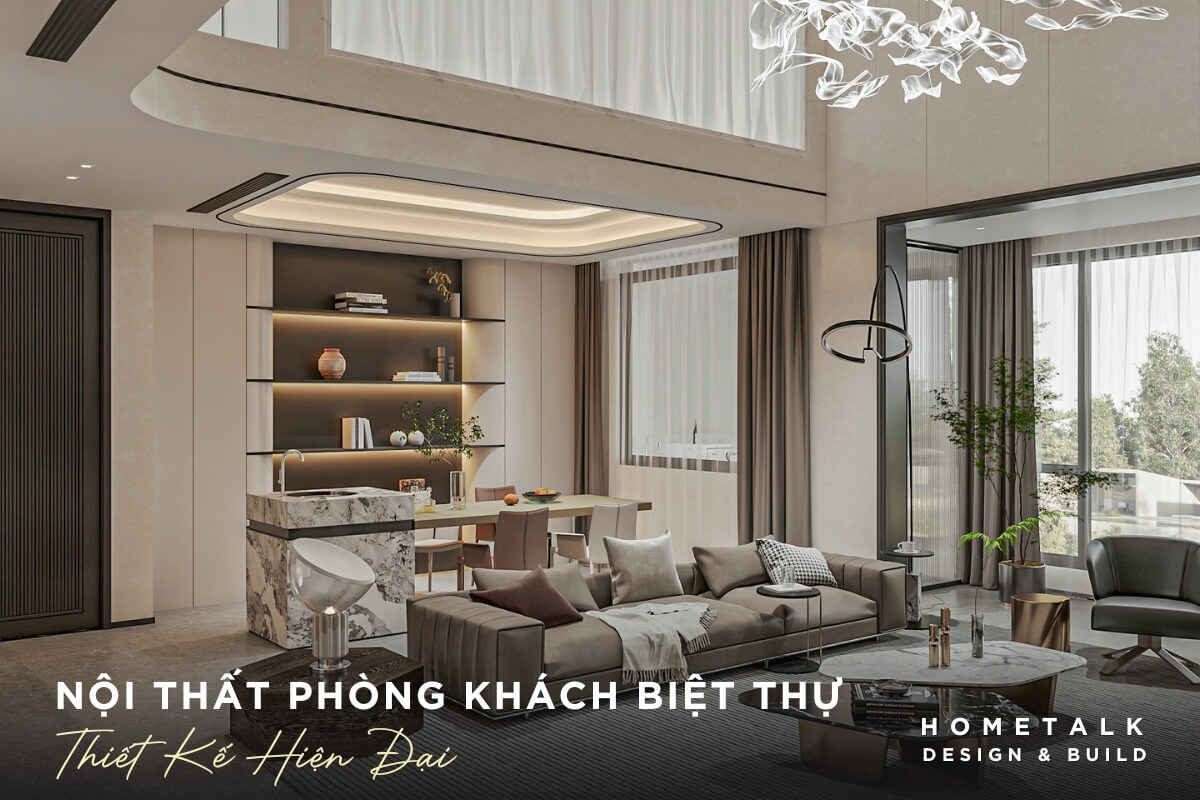 Không gian phòng khách trong biệt thự Bình Chánh được thiết kế hiện đại, mang đến sự ấm cúng cho ngôi nhà khong gian phong khach trong biet thu binh chanh duoc thiet ke hien dai mang den su am cung cho ngoi nha