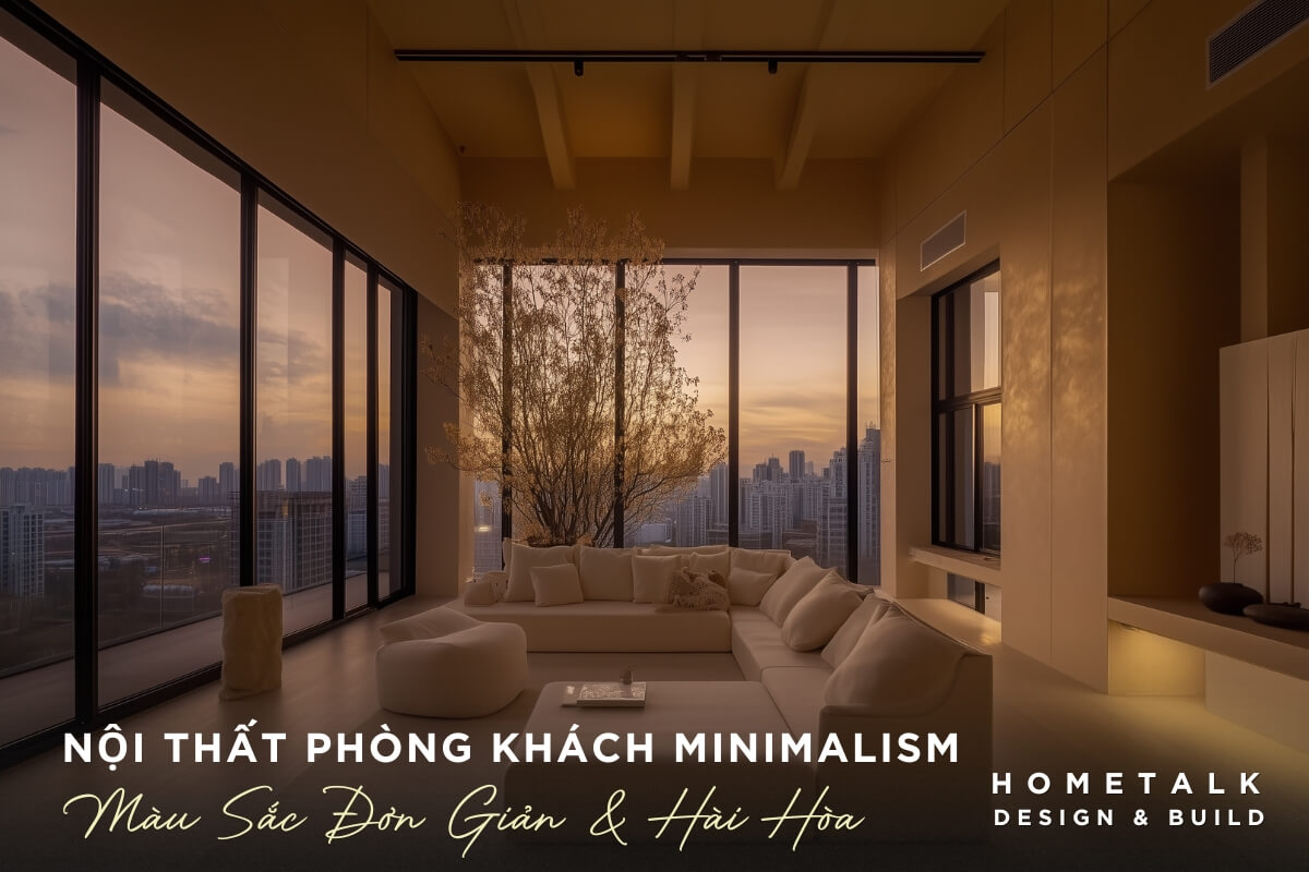 Khong gian phong khach voi sofa lon hinh chu L mau be duoc thiet ke mo voi anh sang tu nhien tran ngap can phong, lam noi bat cac tong mau trung tinh