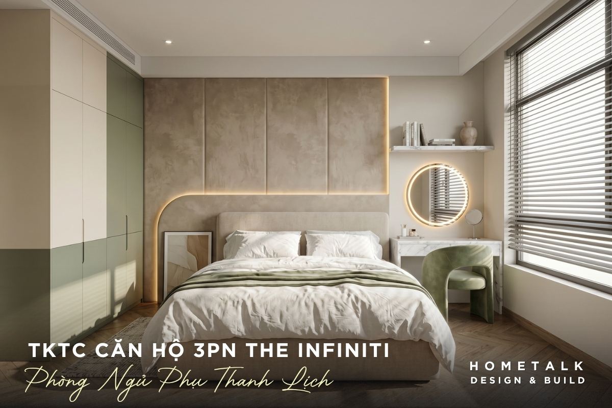 Không gian phòng ngủ phụ thanh lịch với màu xanh nhạt, be nhạt và ánh sáng tự nhiên khong gian phong ngu phu thanh lich voi mau xanh nhat be nhat va anh sang tu nhien