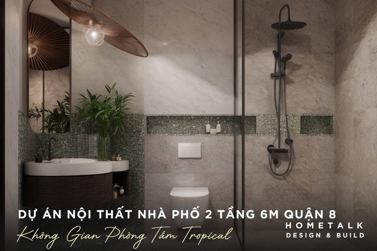 khong gian phong tam nha pho quan 8 duoc thiet ke tropical ket hop cay xanh va vat lieu da