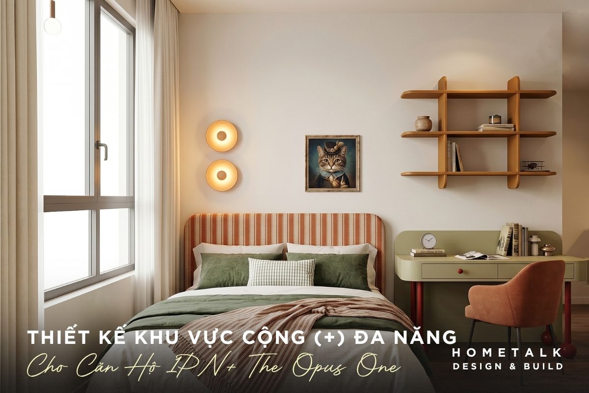 Khu vực cộng (+) được thiết kế thành góc học tập, làm việc và giường ngủ cho khác khu vuc cong duoc thiet ke thanh goc hoc tap lam viec va giuong ngu cho khac