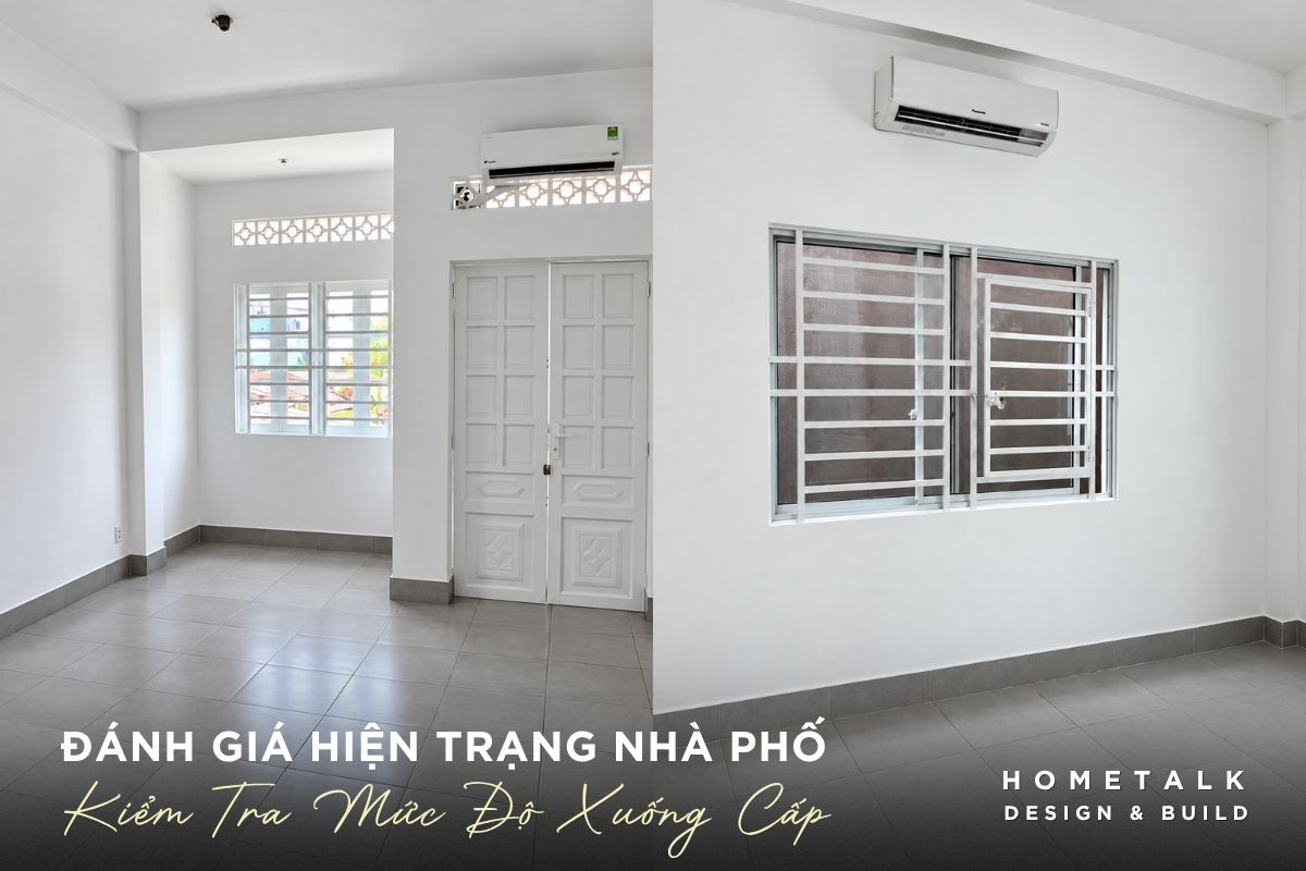 Cải tạo nhà phố TP.HCM theo hiện trạng: Thiết kế và thi công phù hợp 2 kiem tra va danh gia muc do xuong cap nha pho de lua chon phuong an cai tao phu hop