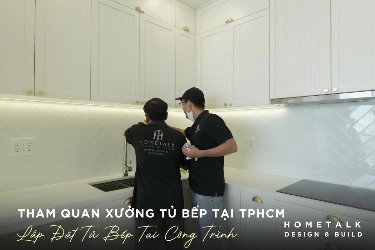 Lắp đặt tủ bếp hoàn thiện tại nhà khách hàng lap dat tu bep hoan thien tai nha khach hang