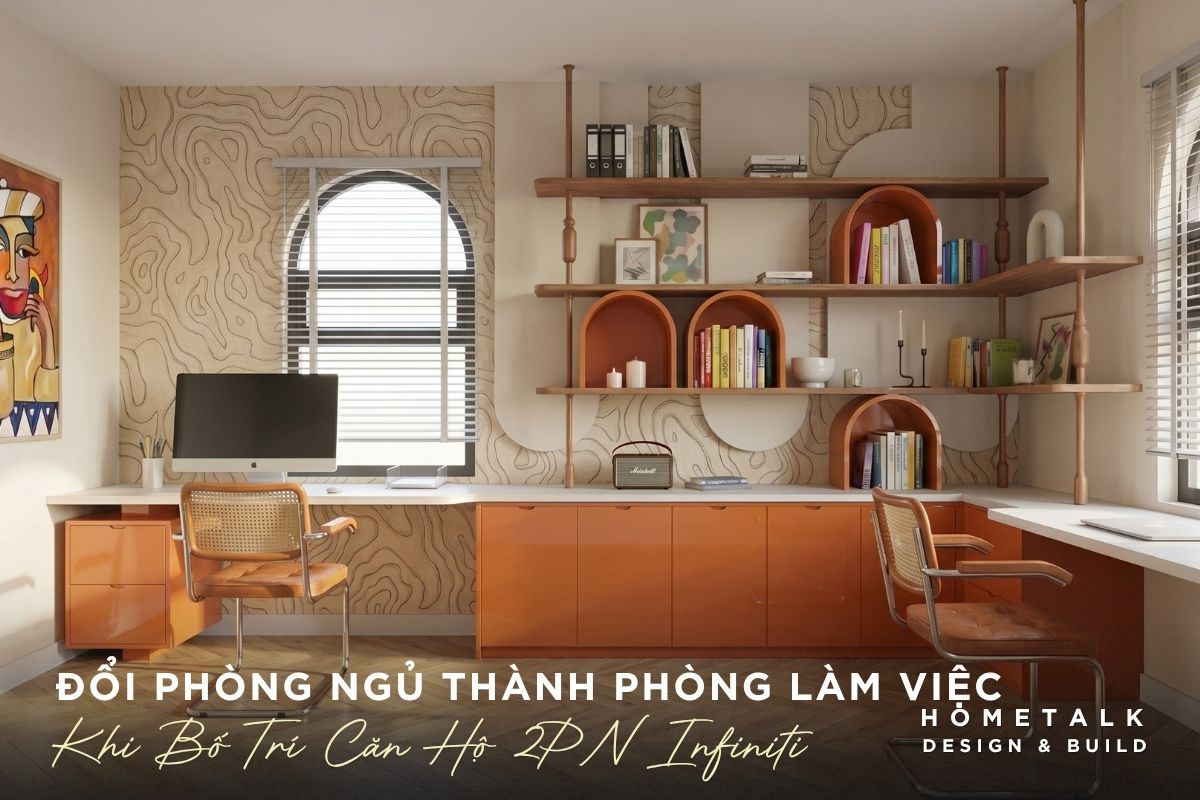Layout căn hộ chuyển đổi phòng ngủ phụ thành phòng làm việc layout can ho chuyen doi phong ngu phu thanh phong lam viec
