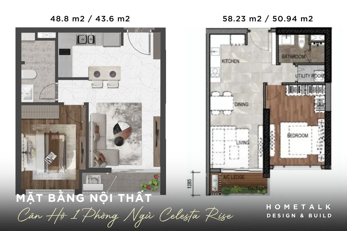 layout mat bang can ho 1 phong ngu celesta rise nha be