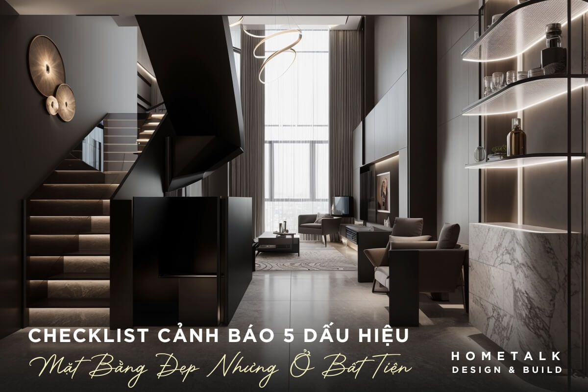 Mẫu nhà phố 2 tầng 9 mat bang dep tren giay chua chac de o neu luong di va anh sang khong hop ly