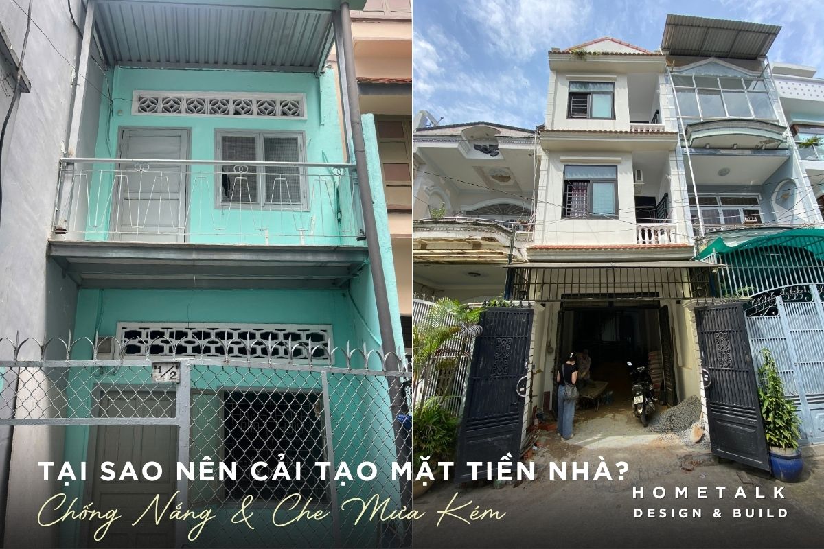 Mặt tiền nhà phố cũ không đủ đáp ứng khả năng che nắng, chống mưa hay đảm bảo riêng tư mat tien nha pho cu khong du dap ung kha nang che nang chong mua hay dam bao rieng tu