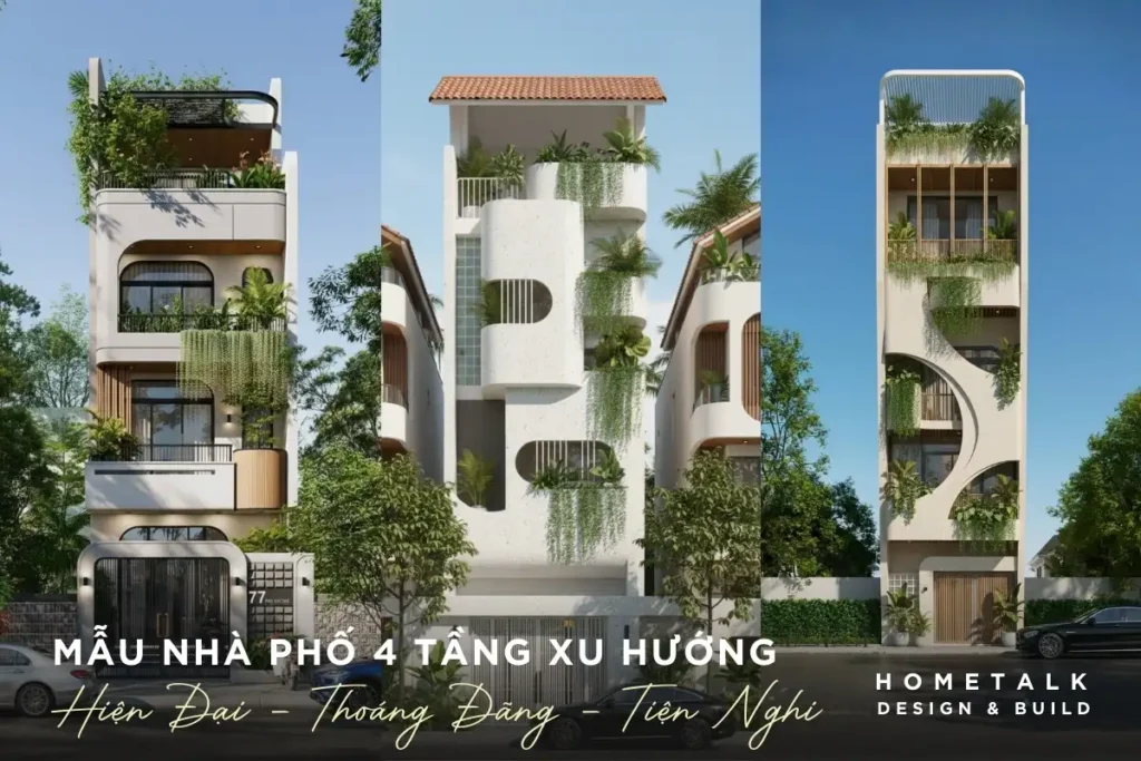 Mẫu nhà phố 4 tầng xu hướng hiện đại, không gian thoáng đãng và tiện nghi 43 mau nha pho 4 tang xu huong hien dai, khong gian thoang dang va tien nghi