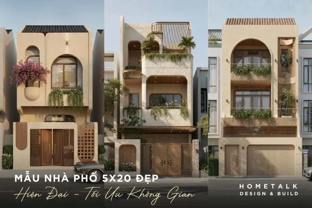 Mẫu nhà phố 5x20: bố trí công năng hợp lý, đẹp và hiện đại 45 mau nha pho 5x20: bo tri cong nang hop ly, dep va hien dai