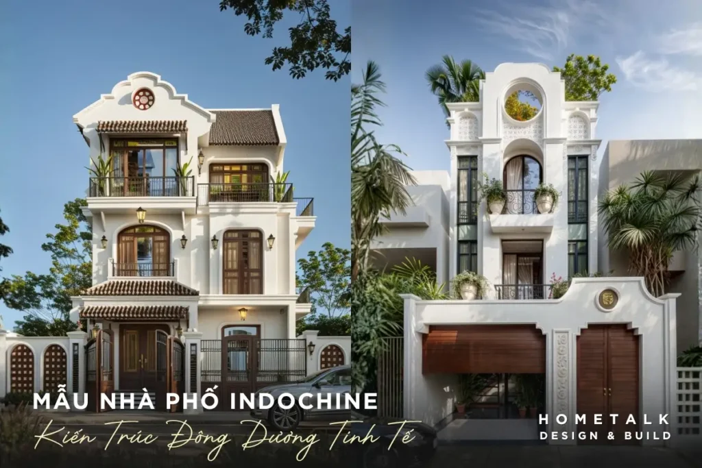 10+ mẫu nhà phố Indochine (Đông Dương) đẹp và tinh tế năm 2026 46 mau nha pho indochine dong duong dep va tinh te nhat 2026