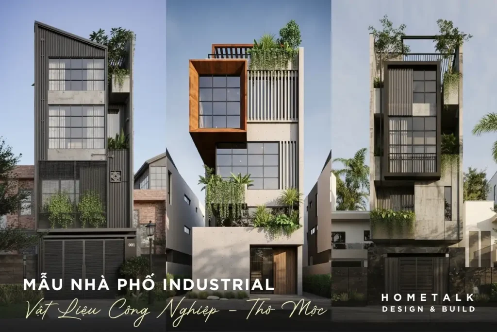 Mẫu nhà phố Industrial thô mộc: Vật liệu công nghiệp và màu sắc đặc trưng 41 Mau nha pho industrial tho moc: vat lieu cong nghiep va mau sac dac trung