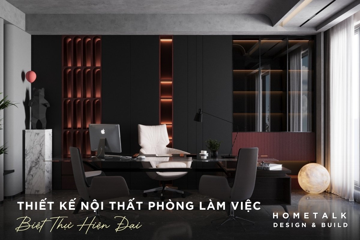 mau noi that phong lam viec biet thu bo tri ban co lon ghe cong thai hoc ke sach kich tran vua cong nang vua the hien dang cap