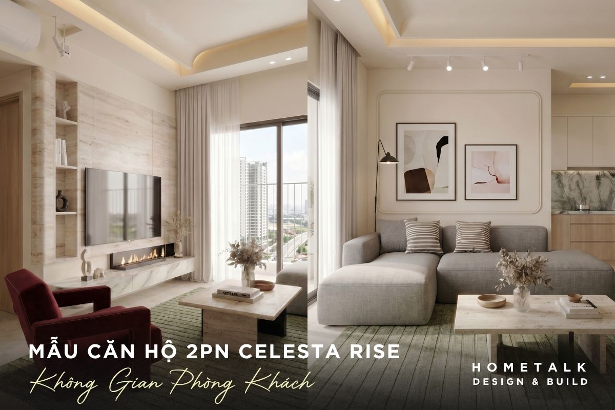 Mẫu thiết kế nội thất căn hộ Celesta Rise đẹp, gọn gàng và dễ ứng dụng 40 mau phong khach celesta rise tong mau kem voi sofa hinh chu l dat sat cua so