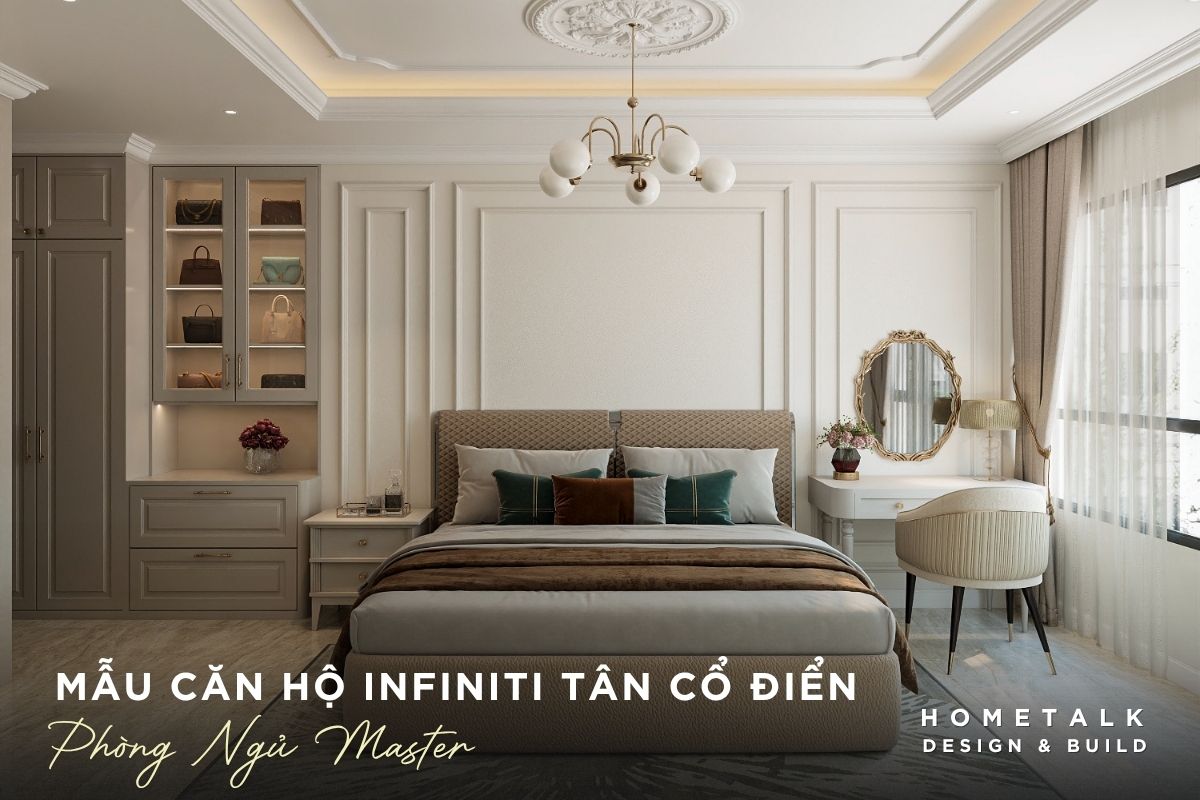 mau phong ngu master tan co dien nhe nhang voi phao chi tuong anh sang tu nhien