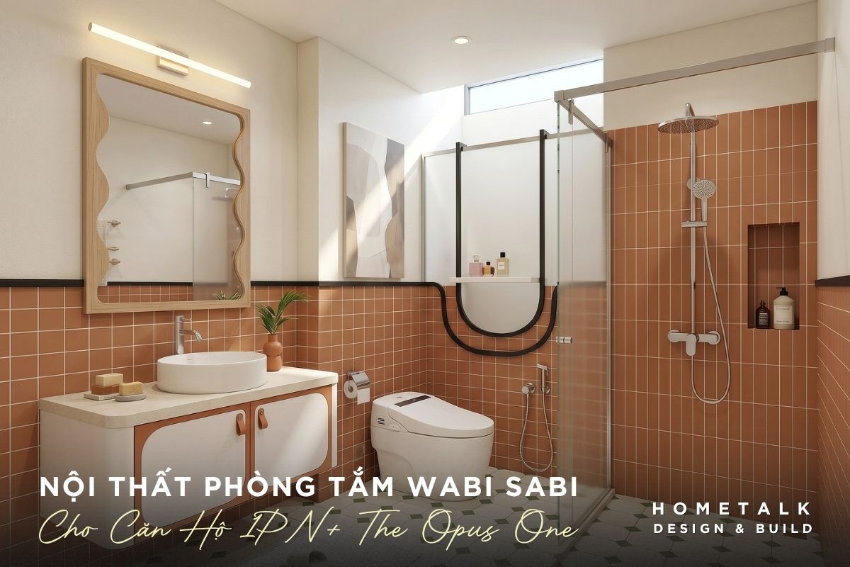 Mẫu phòng tắm gọn gàng, độc đáo theo phong cách Wabi Sabi mix Modern mau phong tam gon gang doc dao theo phong cach wabi sabi mix modern