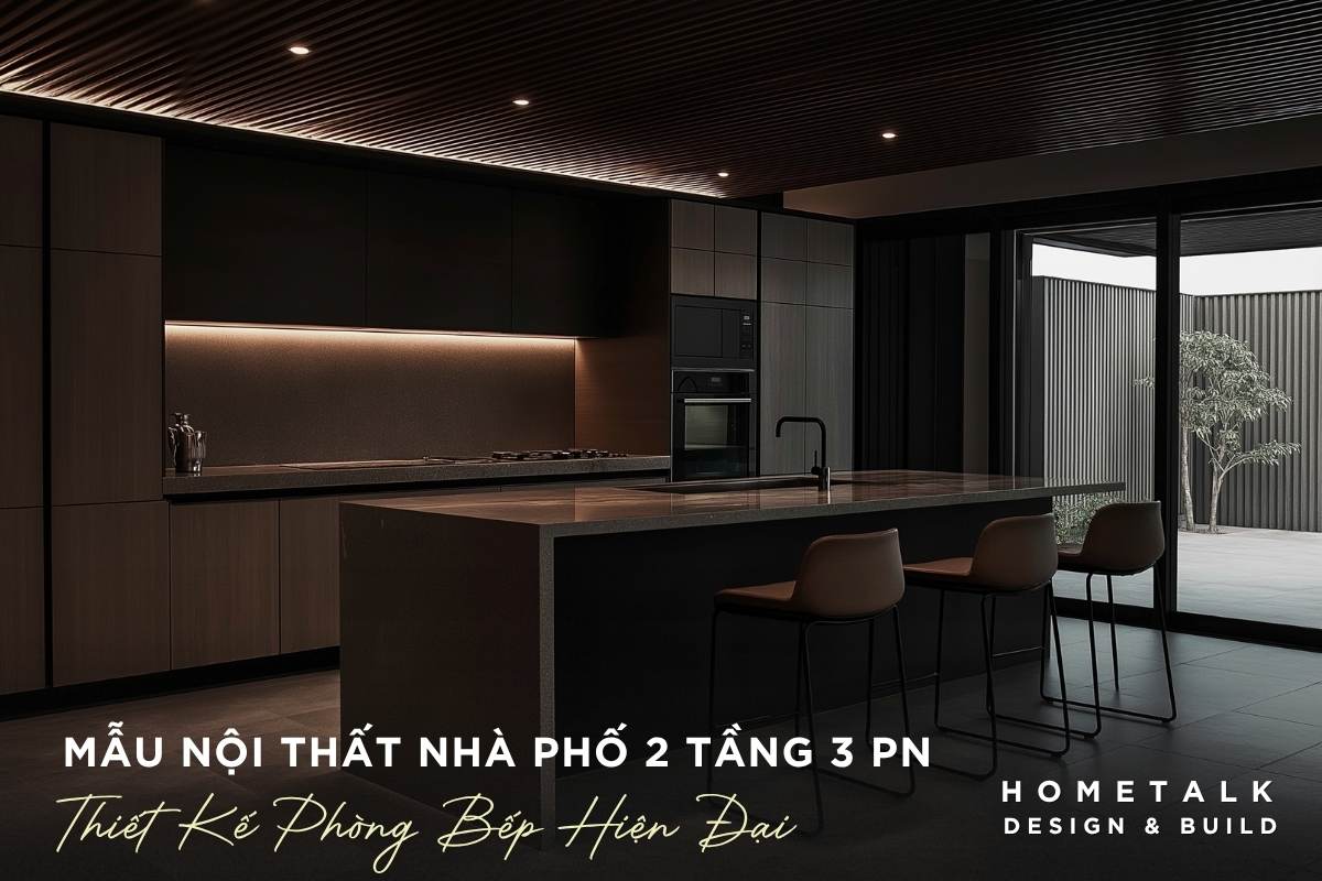 mau thiet ke bep nha pho 2 tang quan 10 theo phong cach hien dai su dung gam mau tram