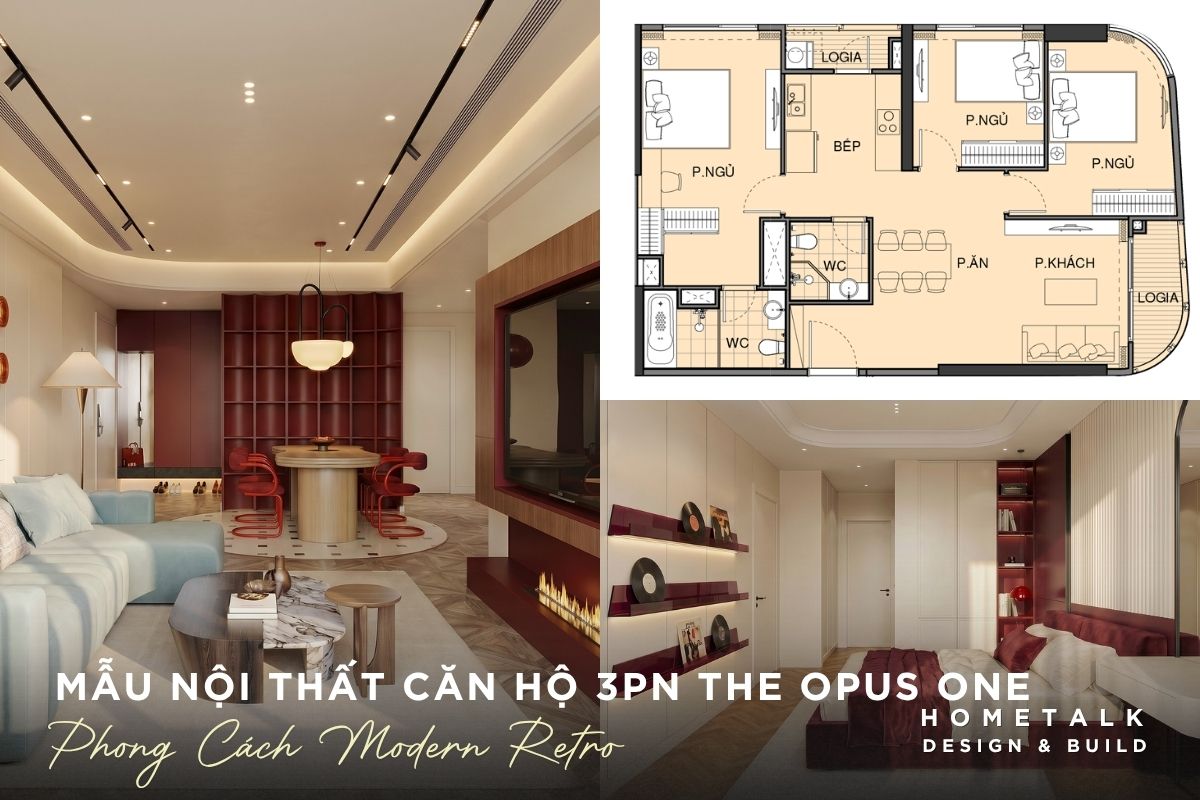 Mẫu thiết kế căn hộ 3PN The Opus One Modern Retro thể hiện sự sang trọng, đẳng cấp của cư dân hạng sang mau thiet ke can ho 3pn the opus one modern retro the hien su sang trong dang cap cua cu dan hang sang