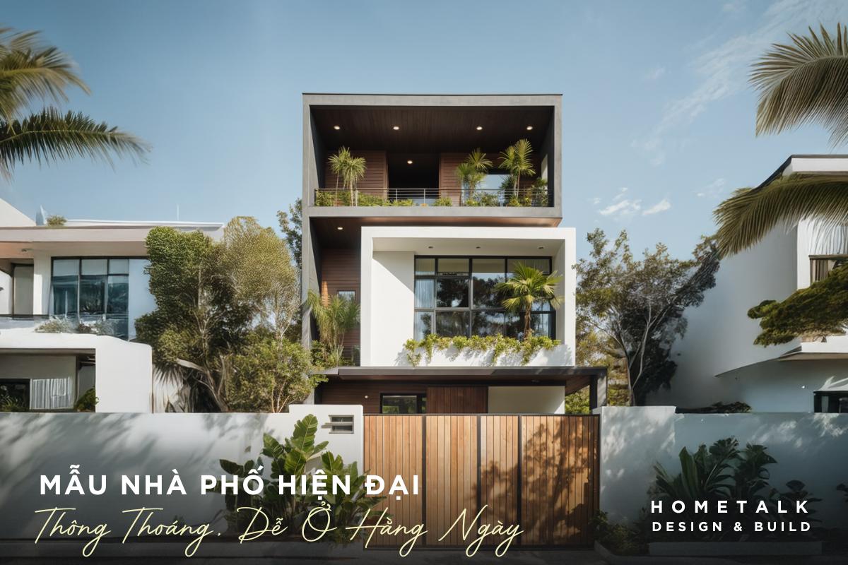 mau thiet ke nha pho phong cach hien dai thong thoang de o hang ngay