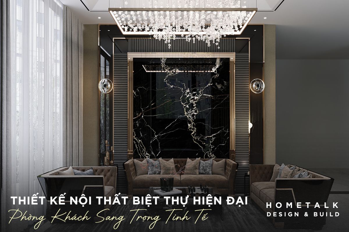phong khach sang trong duoc thiet ke tinh te la mau thiet ke noi that biet thu hien dai