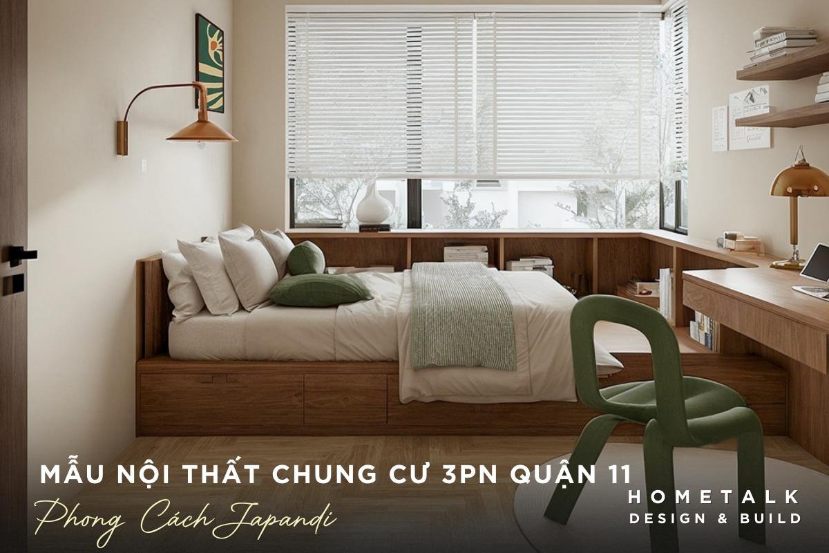 mau thiet ke noi that nha chung cu 3 phong ngu quan 11 phong cach japandi la su giao thoa hoan hao giua nhat ban va bac au