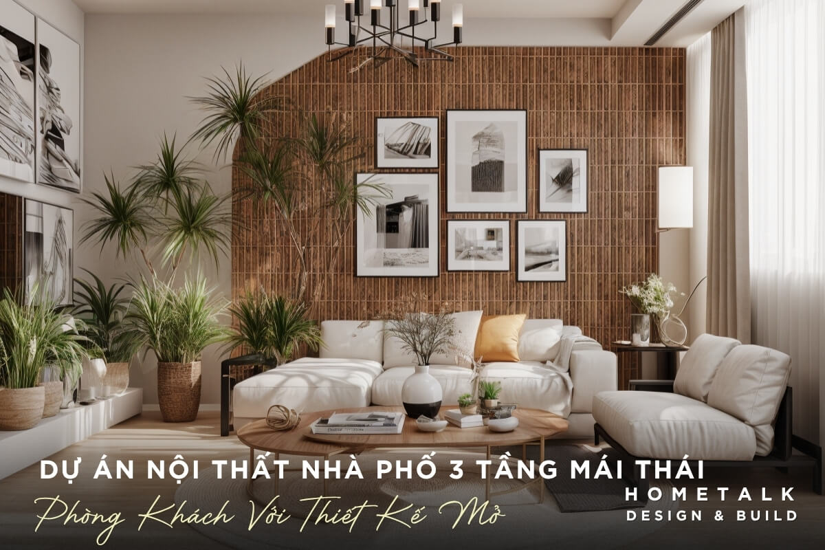 Mau thiet ke noi that phong khach nha pho 3 tang mai thai cua chi Yen phuong Hoa Binh, quan 11