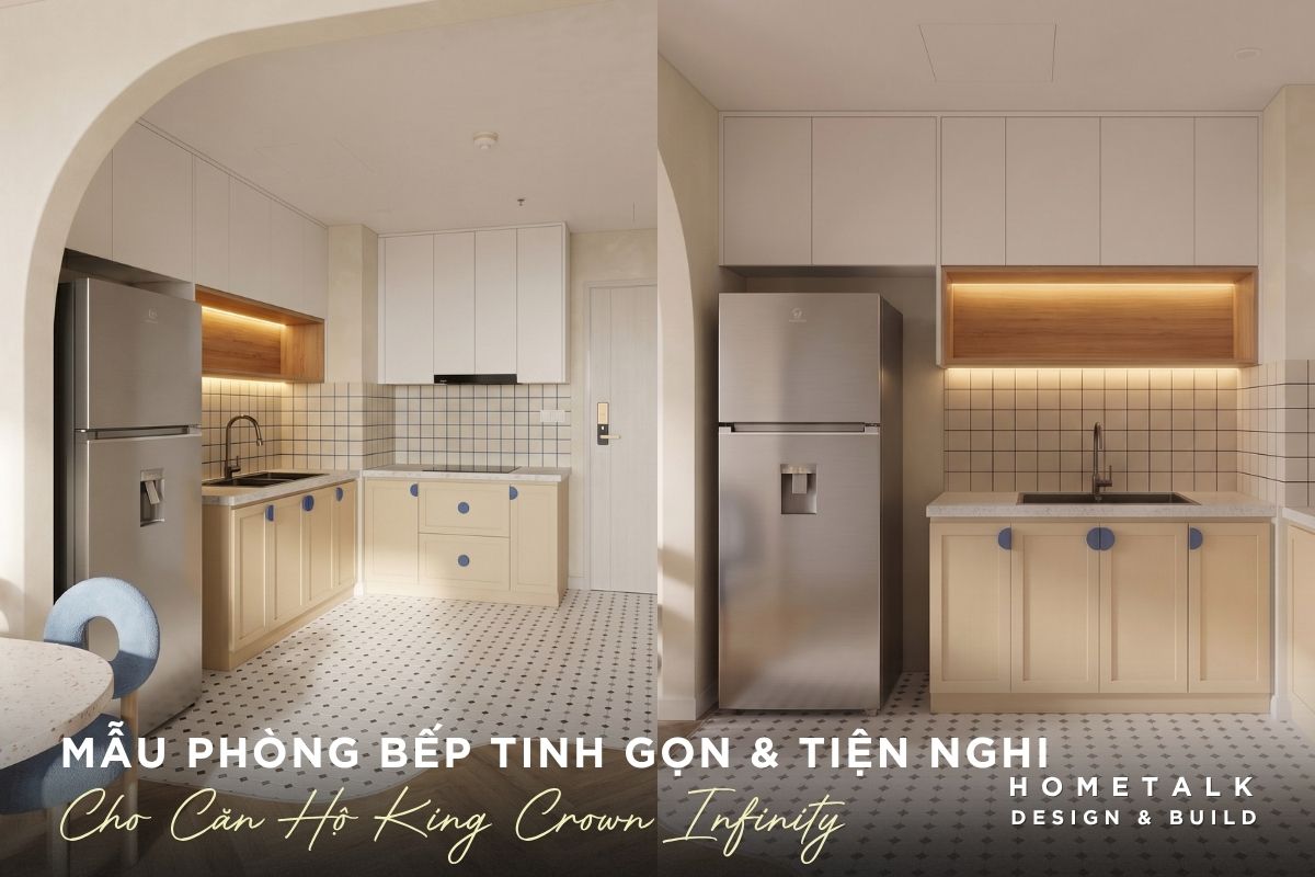 mau thiet ke phong bep ban an tinh gon tien nghi va de dang ve sinh