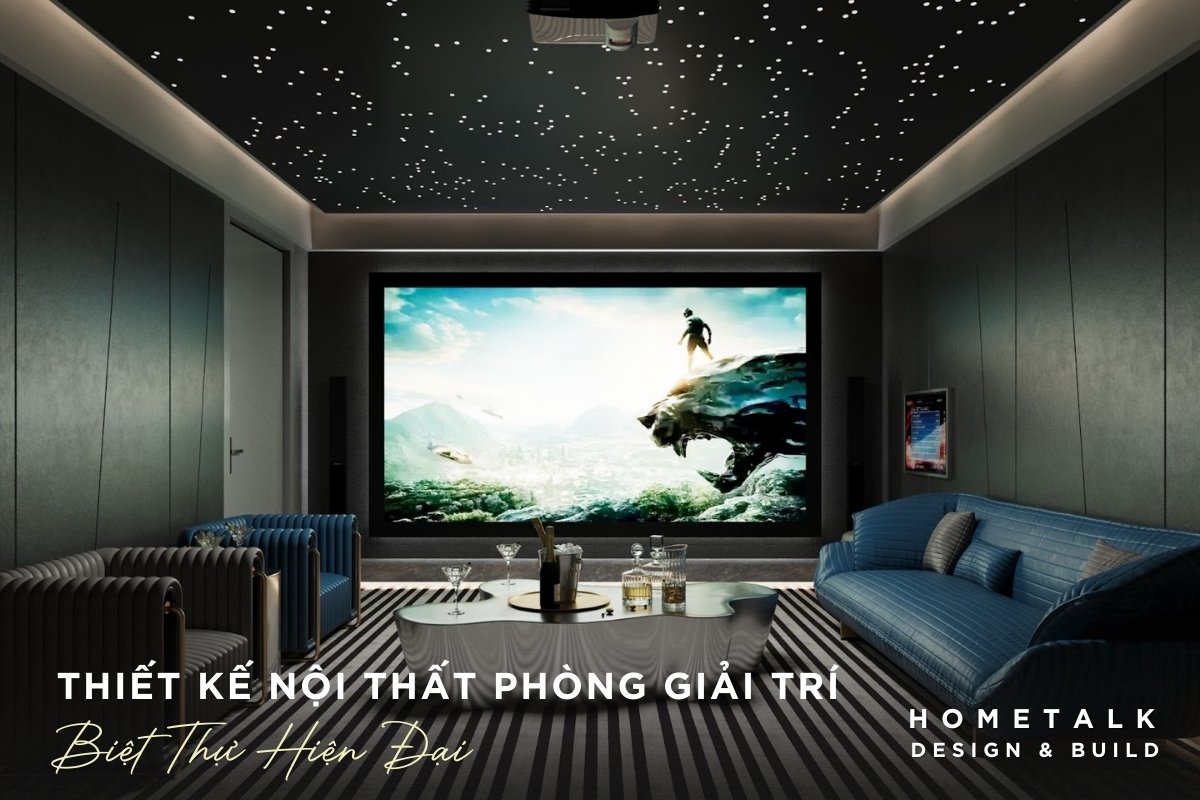 mau thiet ke phong giai tri biet thu hien dai tich hop xem phim karaoke bar mini chung mot khong gian