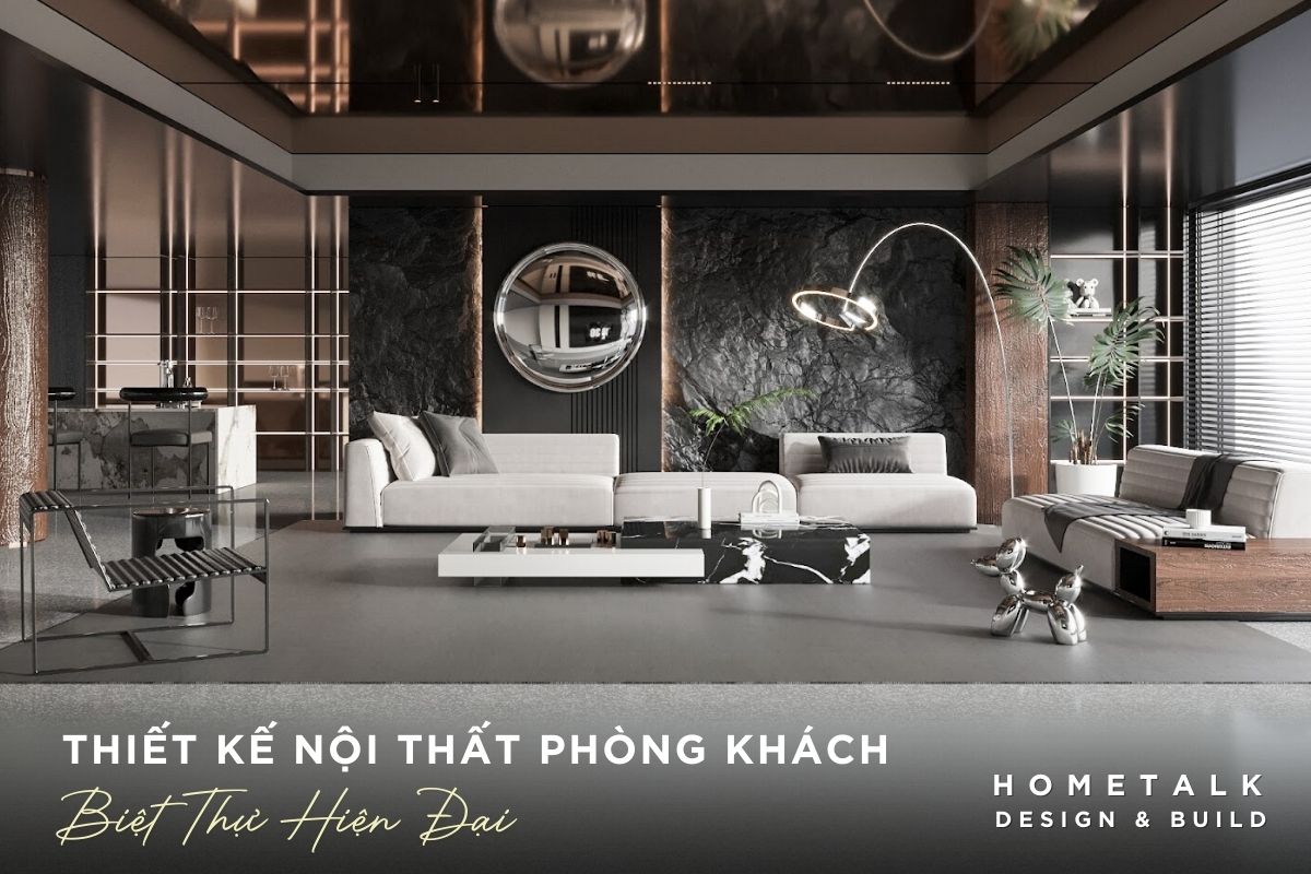 mau thiet ke phong khach biet thu hien dai sang trong voi sofa co lon vach tuong trang tri an tuong