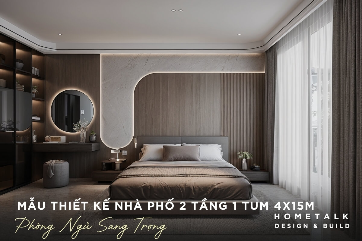 Mau thiet ke phong ngu thong minh cho nha pho 2 tang 1 tum 4x15m tai quan 11