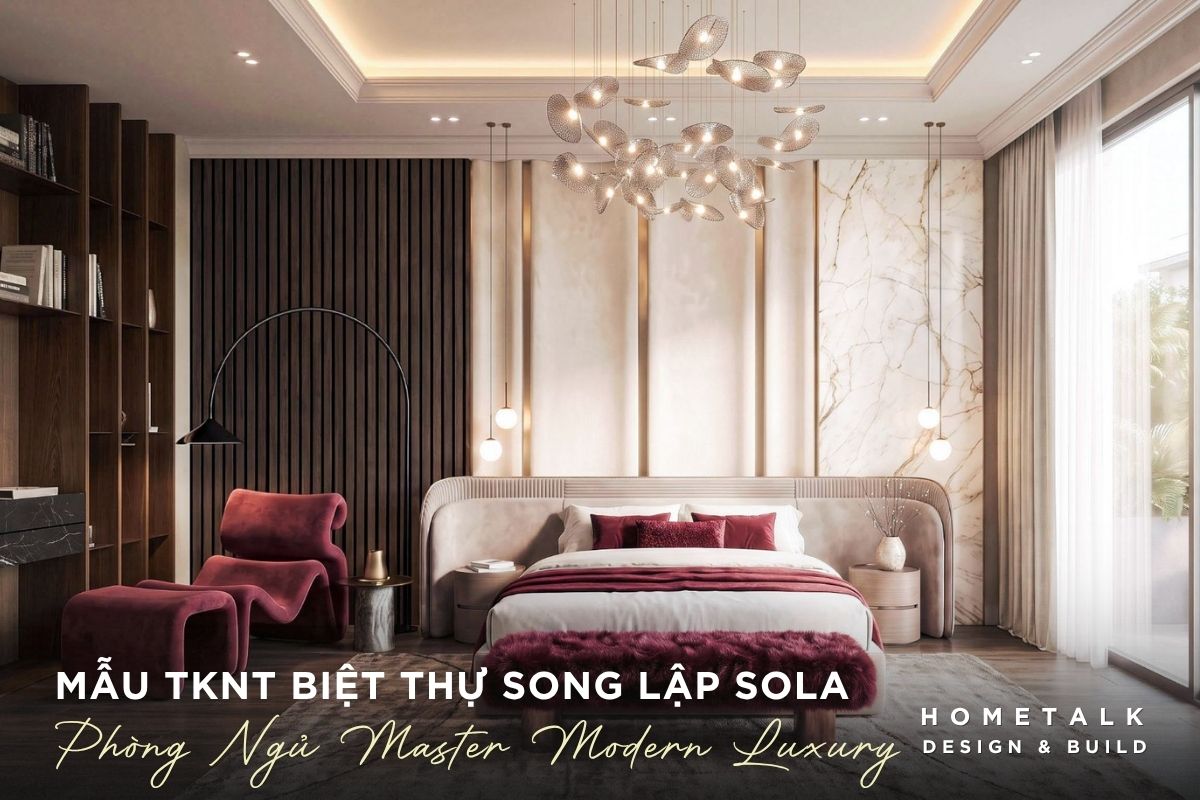 mau thiet ke phong ngu master su dung tham san va giuong cao cap