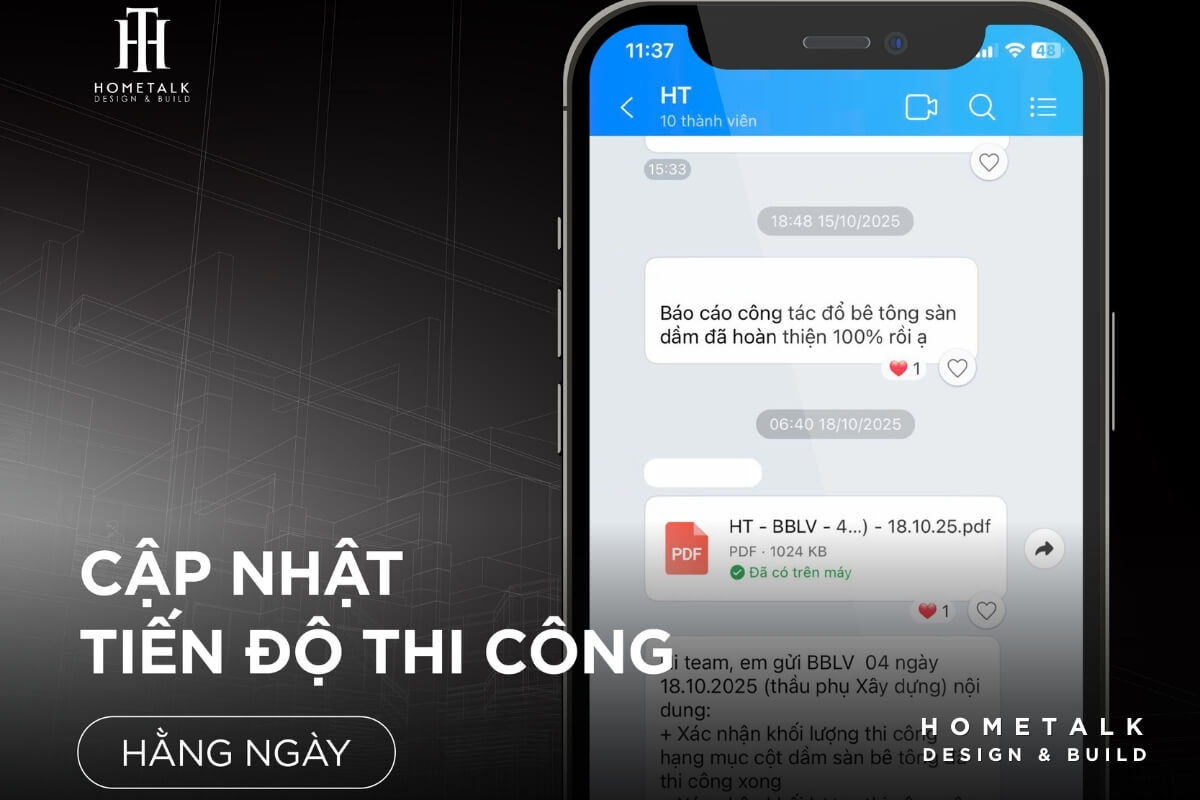 moi thay doi trong thi cong can duoc bao cao de tranh tranh cai khi quyet toan