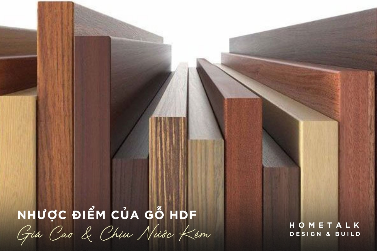 Gỗ HDF Là Gì? Đặc Điểm Và Ứng Dụng Trong Nội Thất Cao Cấp 5 Mot vai diem yeu cua go HDF