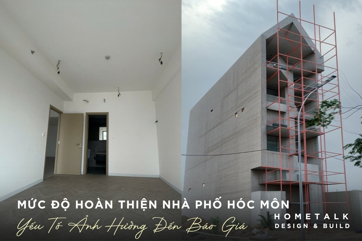 Muc do hoan thien chi tiet cung anh huong den chi phi thi cong nha pho Hoc Mon