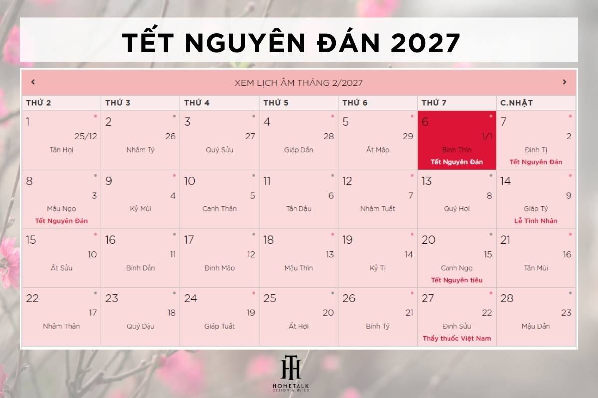 mung 1 tet am lich 2027 roi vao thu bay ngay 06 thang 02 nam 2027 duong lich