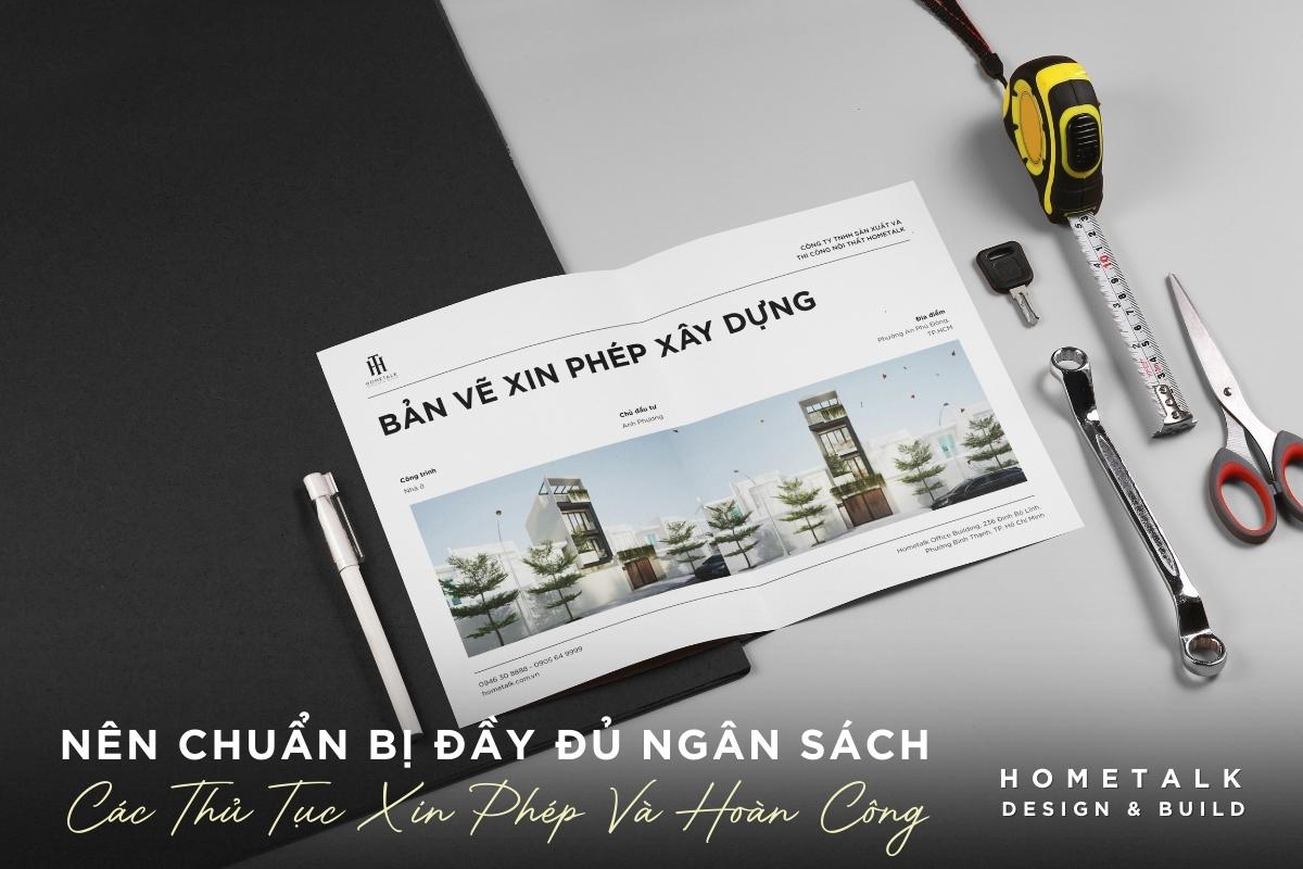 nen chuan bi day du ngan sach cho cac thu tuc xin phep va hoan cong