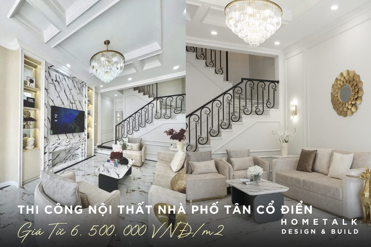 Net dep hoai co nhung khong he loi thoi cua noi that nha pho Tan Co Dien