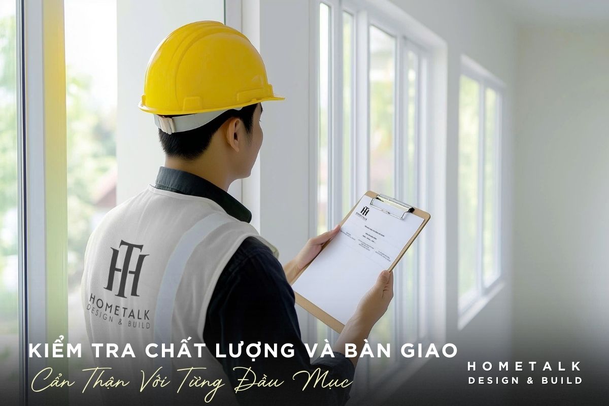 nghiem thu, kiem tra chat luong nha o va tien hanh ban giao cho khach hang